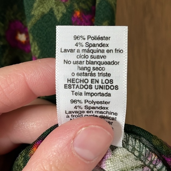 size small LulaRoe Cassie midi Floral pencil skirt - Picture 4 of 5